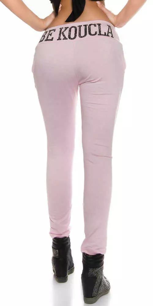 Розови гамаши с панталон