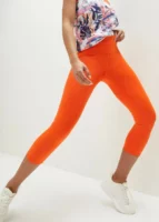 Ярко оранжев спортен клин Boprix със скрит джоб на талията